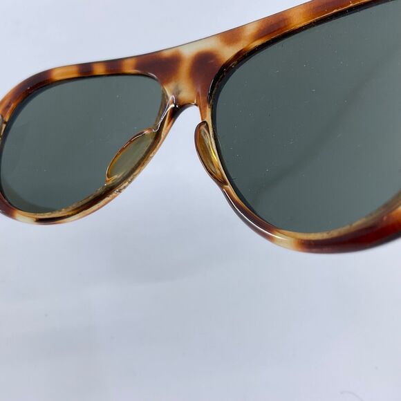 GH JAPAN 55 mm LENS BROWN TORTOISE MIRROR Aviator SUNGLASSES - Picture 8 of 14